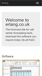 Mobile Screenshot of erlang.co.uk