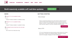 Desktop Screenshot of erlang.org